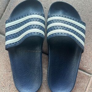 adidas Navy and White Sandals